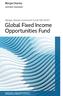 Morgan Stanley Investment Funds (MS INVF) Global Fixed Income Opportunities Fund