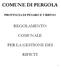 COMUNE DI PERGOLA REGOLAMENTO COMUNALE PER LA GESTIONE DEI RIFIUTI PROVINCIA DI PESARO E URBINO