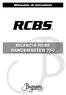 Manuale di istruzioni. Bilancia Rcbs RangeMaster 750