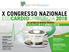 X CONGRESSO NAZIONALE