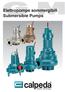 G M. Elettropompe sommergibili Submersible Pumps