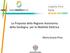 La Proposta della Regione Autonoma della Sardegna per la Mobilità Elettrica. Maria Grazia Piras