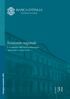 Economie regionali. L'economia dell'emilia-romagna. Bologna novembre Aggiornamento congiunturale