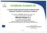 Certificato Ecolabel UE