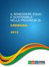 IL BENESSERE EQUO E SOSTENIBILE NELLA PROVINCIA DI CREMONA