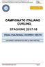 CAMPIONATO ITALIANO CURLING STAGIONE