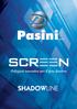 Pasini S.p.A. Soluzioni innovative per il foro finestra SHADOWLINE