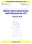 Osservatorio provinciale sull infezione da HIV