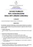 AVVISO PUBBLICO PER L ASSEGNAZIONE DEGLI ORTI URBANI COMUNALI