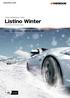 Listino Winter Autovettura/SUV-4x4/Trasporto leggero