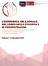 L ESPERIENZA RELAZIONALE DEL CORPO NELLO SVILUPPO E IN PSICOPATOLOGIA