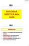 BIOLOGIA E GENETICA della LANA