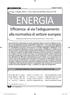 Il D.Lgs. 4 luglio 2014, n. 102, attua la direttiva 2012/27/UE ENERGIA EFFICIENZA ENERGETICA - D.LGS. N 102/ NOVITÀ DI SETTORE