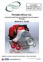 Portable Winch Co. PORTABLE CAPSTAN GAS-POWERED PULLING WINCH TM PCW3000 MANUALE D'USO