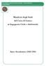 UNIVERSITÀ DEGLI STUDI DI ROMA TOR VERGATA INGEGNERIA. Manifesto degli Studi del Corso di Laurea in Ingegneria Civile e Ambientale