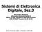 Sistemi di Elettronica Digitale, Sez.3