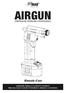 AIRGUN. Manuale d uso COMPRESSORE RICARICABILE PROFESSIONALE