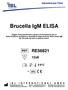 Brucella IgM ELISA RE x8 2-8 C. Istruzioni per l Uso