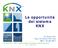 Le opportunità del sistema KNX