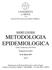 SHORT COURSE METODOLOGIA EPIDEMIOLOGICA