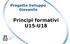 Progetto Sviluppo Giovanile. Principi formativi U15-U18