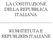 LA COSTITUZIONE DELLA REPUBBLICA ITALIANA KUSHTETUTA E REPUBLIKES ITALIANE