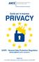 Guida per le imprese PRIVACY. GDPR - General Data Protection Regulation REGOLAMENTO UE N. 2016/679