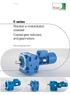 Products. E series Riduttori e motoriduttori coassiali Coaxial gear reducers and gearmotors