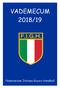 VADEMECUM 2018/19. Federazione Italiana Giuoco Handball
