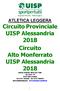 Circuito Provinciale UISP Alessandria 2018 Circuito Alto Monferrato UISP Alessandria 2018