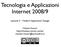 Tecnologia e Applicazioni Internet 2008/9