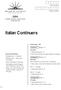 Italian Continuers 2004 HIGHER SCHOOL CERTIFICATE EXAMINATION. Centre Number. Student Number. Total marks 80. Section I. Pages 2 5