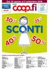 SCONTI. Dal 23 agosto al 5 settembre 2018 MINI OFFERTE VALIDE IN QUESTI PUNTI VENDITA COMPLETA LA TUA COLLEZIONE