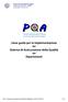 Linee guida per la implementazione del Sistema di Assicurazione della Qualità dei Dipartimenti