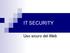 IT SECURITY. Uso sicuro del Web