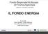 Fondo Regionale Multiscopo di Finanza Agevolata. (DGR E.R. n.791/2016 e 1537/2016) IL FONDO ENERGIA