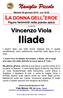 Martedì 29 gennaio ore LA DONNA DELL EROE Figure femminili nella poesia epica. a cura di Vincenzo Viola Iliade