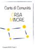 Carta di Comunità ORSA MINORE. Comunità MASCI Rivoli 2