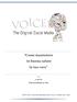 Come mantenere in buona salute la tua voce. a cura di Dott.ssa Roberta La Vela. WVD 2015 Giornata Mondiale della Voce in Atelier Del Canto