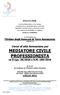 Corso di alta formazione per MEDIATORE CIVILE PROFESSIONISTA ex D.Lgs. 28/2010 e D.M. 180/2010