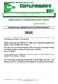 COMUNICAZIONI DELLA CONFEDERAZIONE AGLI ENTI ASSOCIATI INFORMAZIONI AMMINISTRATIVE ED APPROFONDIMENTI INDICE