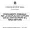 REGOLAMENTO COMUNALE PER LA DISCIPLINA DEI RAPPORTI CON GLI ENTI NO-PROFIT E IL TERZO SETTORE