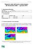 Rapporto radar dell evento meteorologico del 30 dicembre gennaio 2010