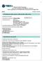 Scheda di dati di sicurezza ai sensi del regolamento 1907/2006/CE, Articolo 31, incluso regolamento (UE) 453/2010 della commissione del 20 maggio 2010