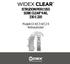 ISTRUZIONI PER L USO SERIE CLEAR 440, 330 E 220. Modelli C4-9/C3-9/C2-9 Retroauricolari