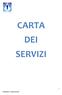 CARTA DEI SERVIZI. Revisione n. 3 del 19/11/2018