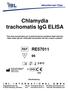 Chlamydia trachomatis IgG ELISA