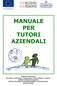 MANUALE PER TUTORI AZIENDALI