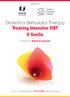 Dialectical Behavioral Therapy Training Intensivo DBT II livello