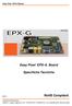 Easy Pixel EPX-G Board. Specifiche Tecniche. RoHS Compliant. Easy Pixel EPX-G Board. Rel 0.1